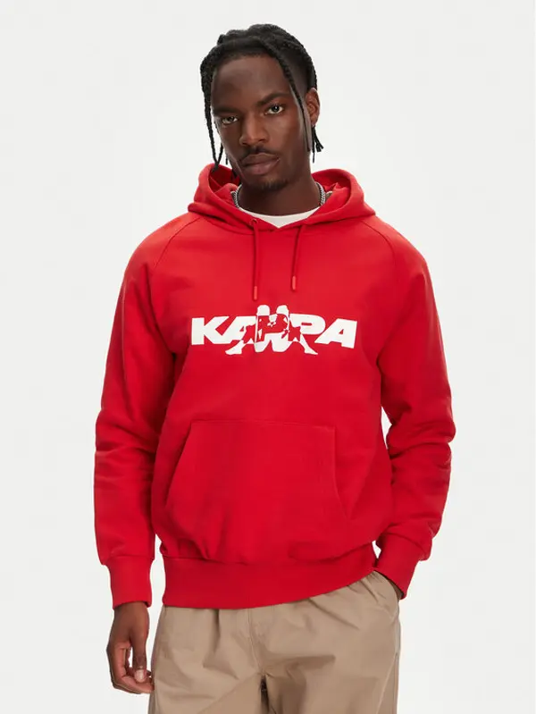 Kappa Kappa Majica dugih rukava Nhayma 341V57W Crvena Regular Fit