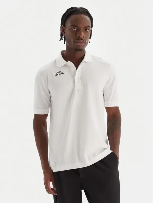 Kappa Kappa Polo Logo Sharas Mss 302B3D0 Bijela Regular Fit