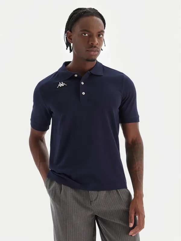 Kappa Kappa Polo Logo Sharas Mss 302B3D0 Tamnoplava Regular Fit