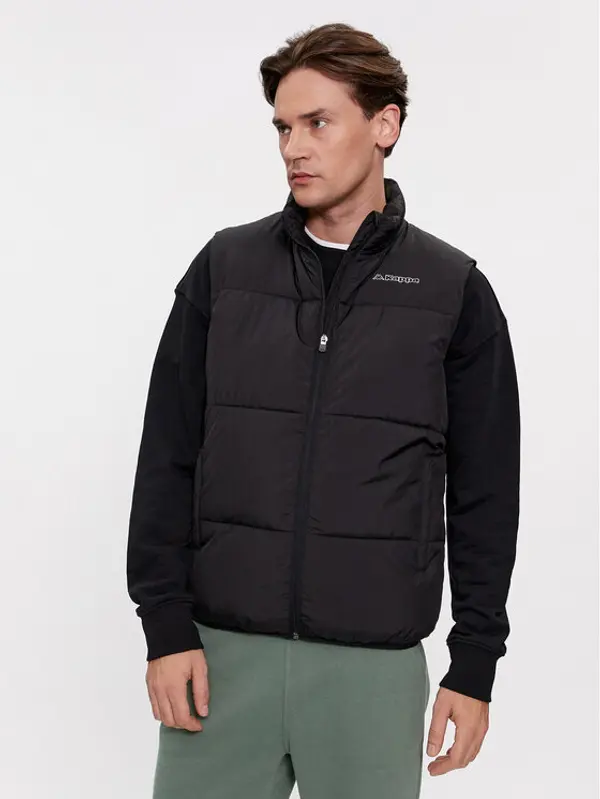 Kappa Kappa Prsluk Emanu 361F8RW Crna Regular Fit