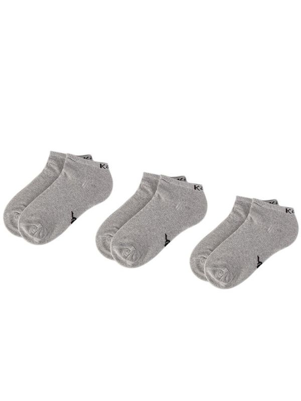 Kappa Kappa Set od 3 para unisex visokih čarapa 704275 Siva