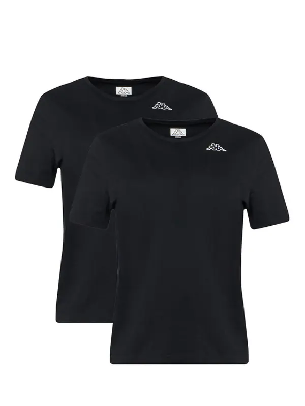 Kappa Kappa Set t-shirt majica﻿ Logo Alyce 322564W Crna Regular Fit