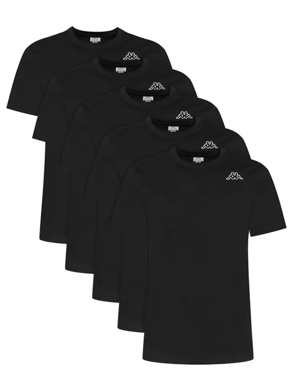 Kappa Kappa Set t-shirt majica﻿ Logo Myrto 322563W Crna Regular Fit