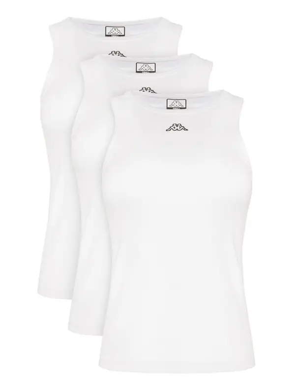 Kappa Kappa Set topova﻿ Logo Myrta 38277KW Bijela Regular Fit