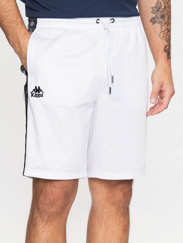 Kappa Kappa Sportske kratke hlače 313019 Bijela Regular Fit