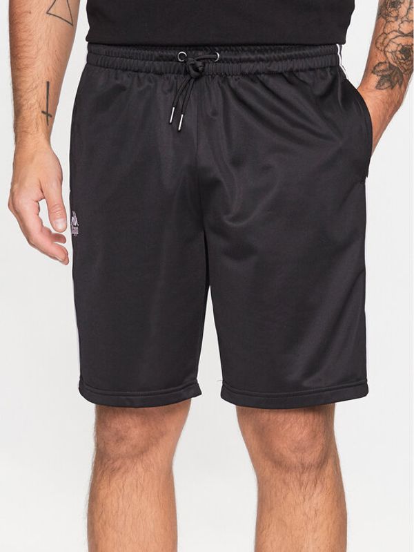 Kappa Kappa Sportske kratke hlače 313019 Crna Regular Fit