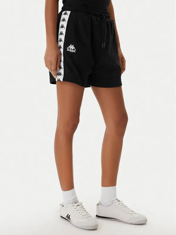 Kappa Kappa Sportske kratke hlače Banda Ivissa 361R6NW Crna Regular Fit