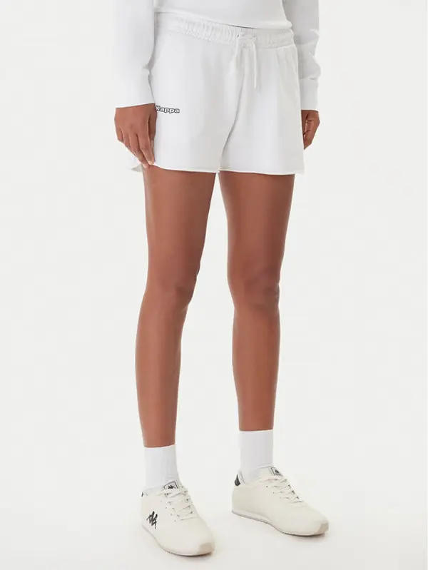 Kappa Kappa Sportske kratke hlače Fefra 351K2RW Bijela Regular Fit