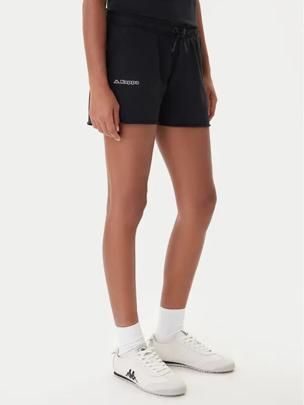 Kappa Kappa Sportske kratke hlače Fefra 351K2RW Crna Regular Fit
