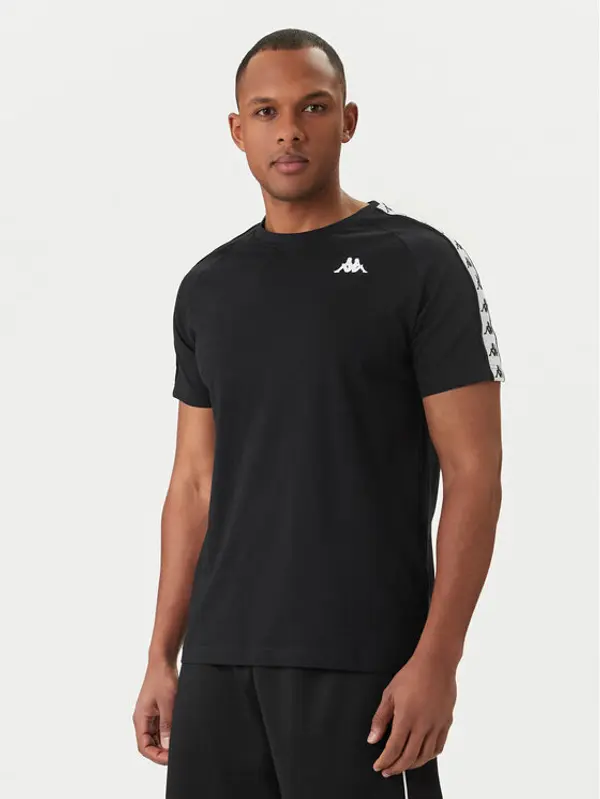 Kappa Kappa T-shirt 303UV10 Crna Slim Fit