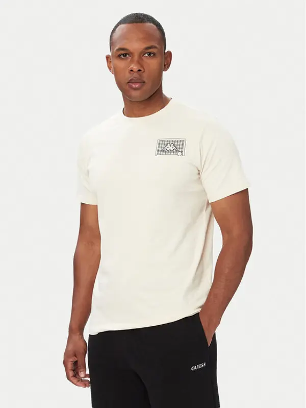 Kappa Kappa T-shirt 322P14W Svijetlo bež Regular Fit