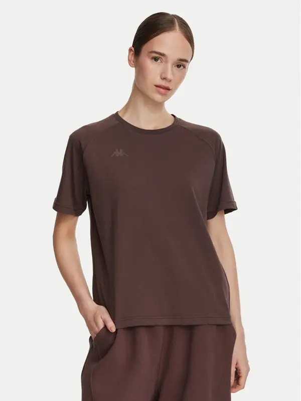 Kappa Kappa T-shirt 34258QW Smeđa Regular Fit
