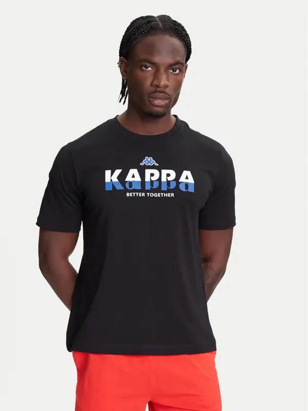 Kappa Kappa T-shirt 351U8KW 005 Crna Regular Fit