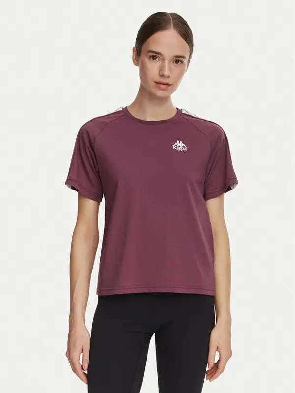 Kappa Kappa T-shirt 371U6WW Ljubičasta Regular Fit