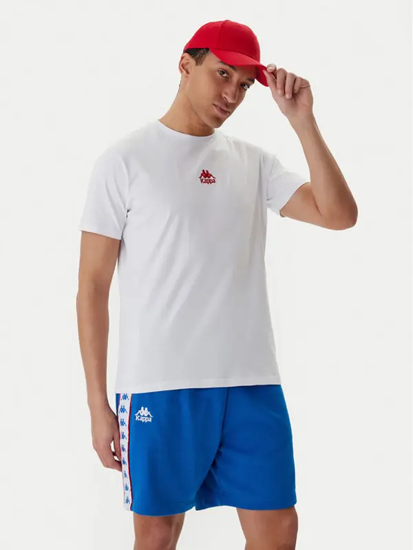 Kappa Kappa T-shirt 382J2QW Bijela Regular Fit