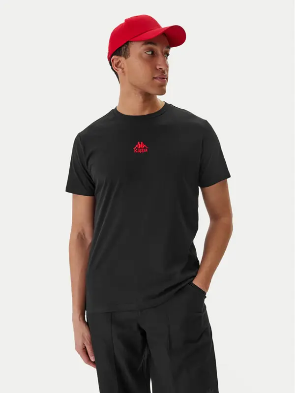 Kappa Kappa T-shirt 382J2QW Crna Regular Fit