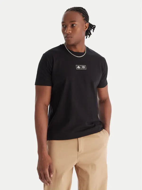 Kappa Kappa T-shirt Authentic Nuria 341V2UW Crna Regular Fit