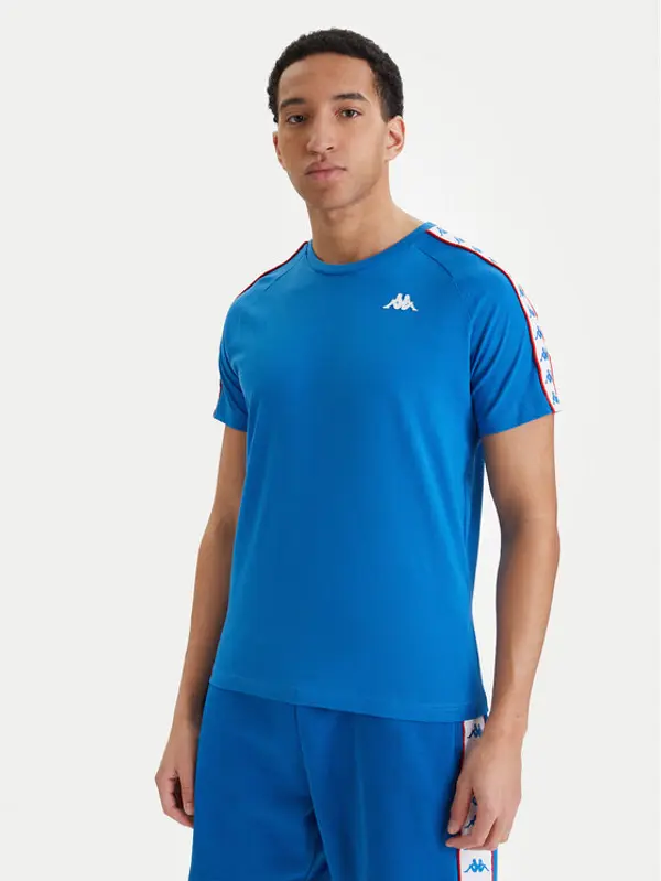 Kappa Kappa T-shirt Banda Coen 303UV10 Plava Slim Fit