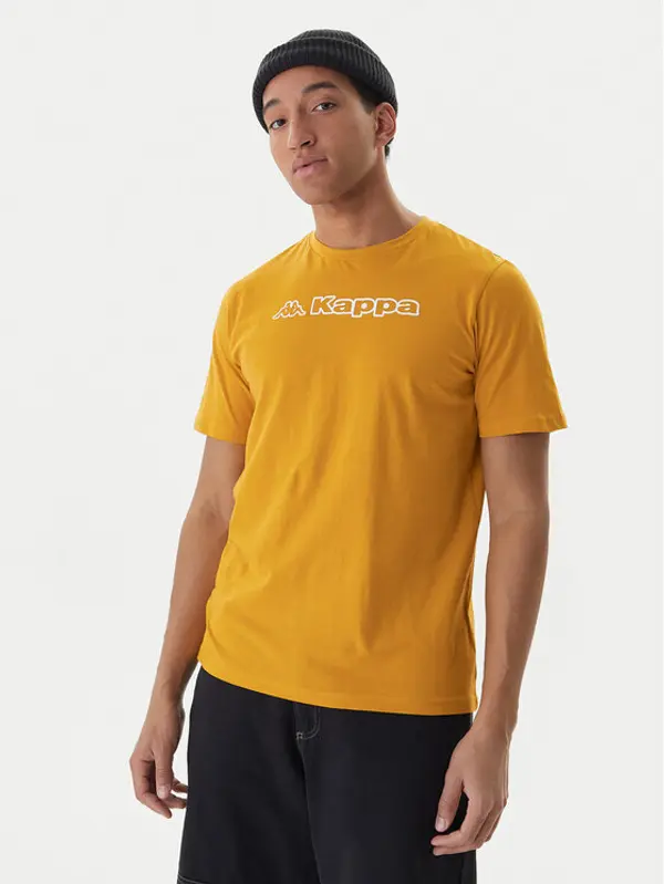 Kappa Kappa T-shirt Feddu 311H7HW Žuta Regular Fit