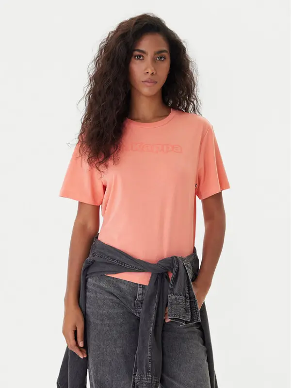 Kappa Kappa T-shirt Frega 351M1KW Narančasta Regular Fit
