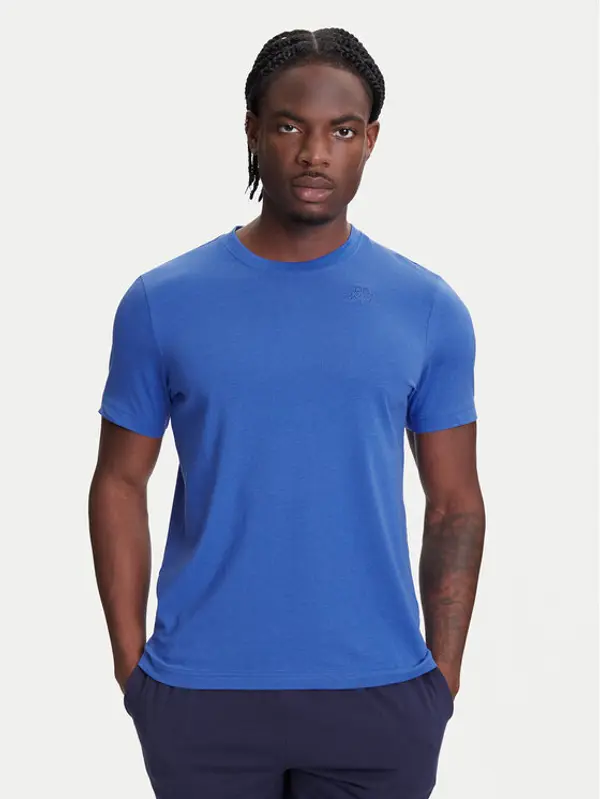 Kappa Kappa T-shirt Logo Korpo Cafers 304J150 Plava Slim Fit