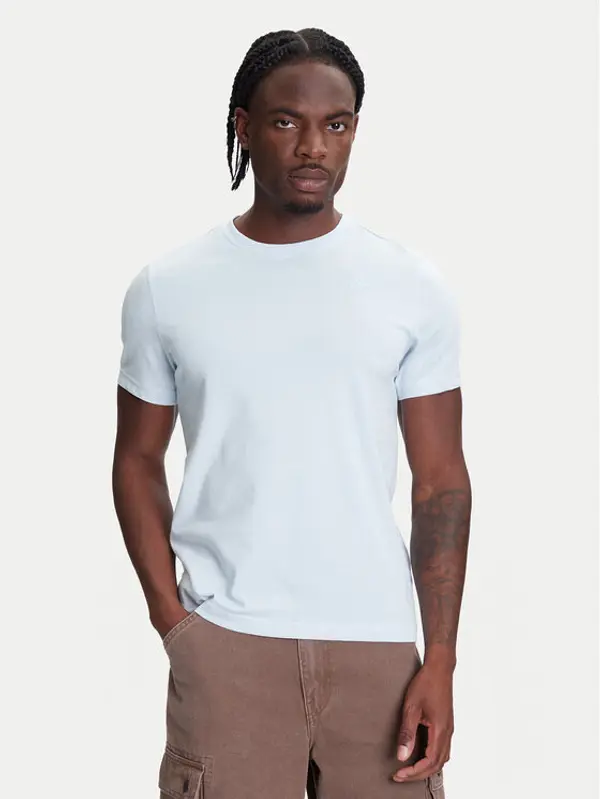 Kappa Kappa T-shirt Logo Korpo Cafers 304J150 Svijetloplava Slim Fit