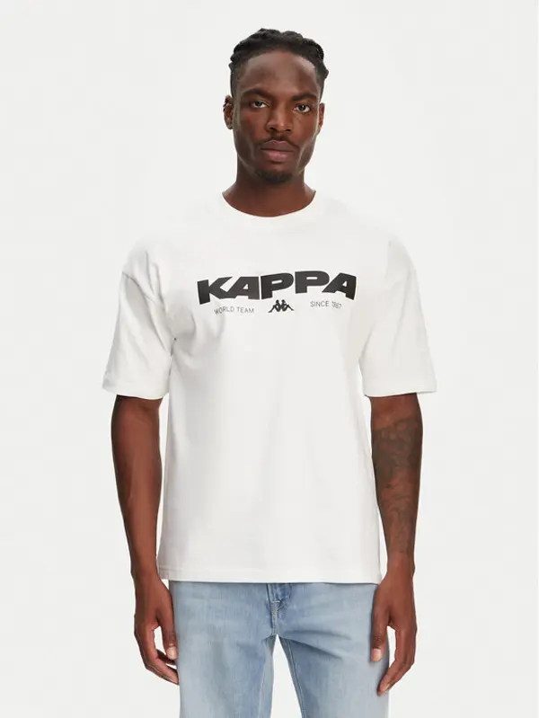 Kappa Kappa T-shirt Nhisso 351S5MW Bijela Regular Fit