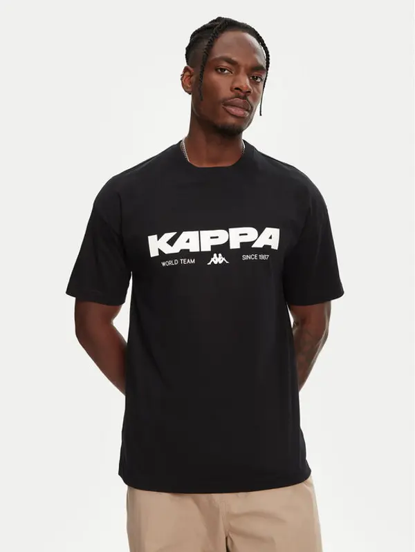 Kappa Kappa T-shirt Nhisso 351S5MW Crna Regular Fit