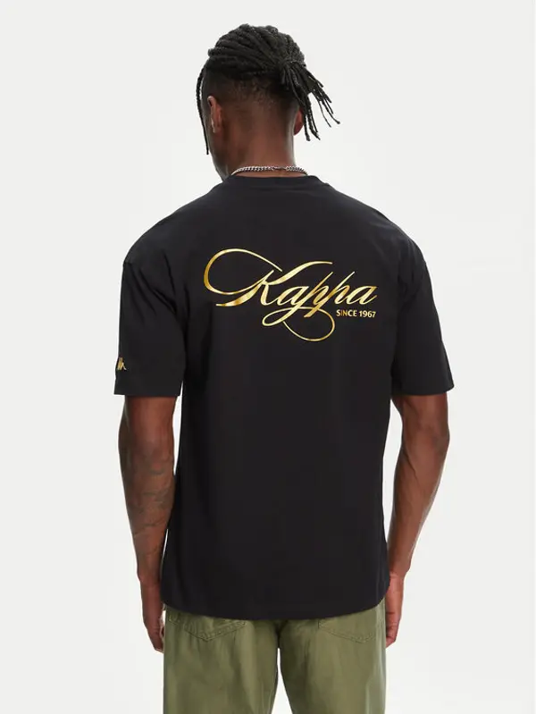 Kappa Kappa T-shirt Norda 361Q6XW Crna Regular Fit