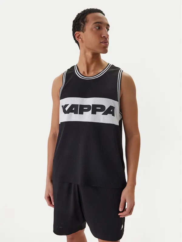 Kappa Kappa Tank top Authentic Sainos 382E2PW Crna Regular Fit
