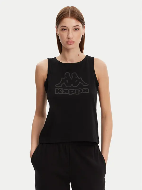 Kappa Kappa Top Logo Gria 382129W Crna Regular Fit
