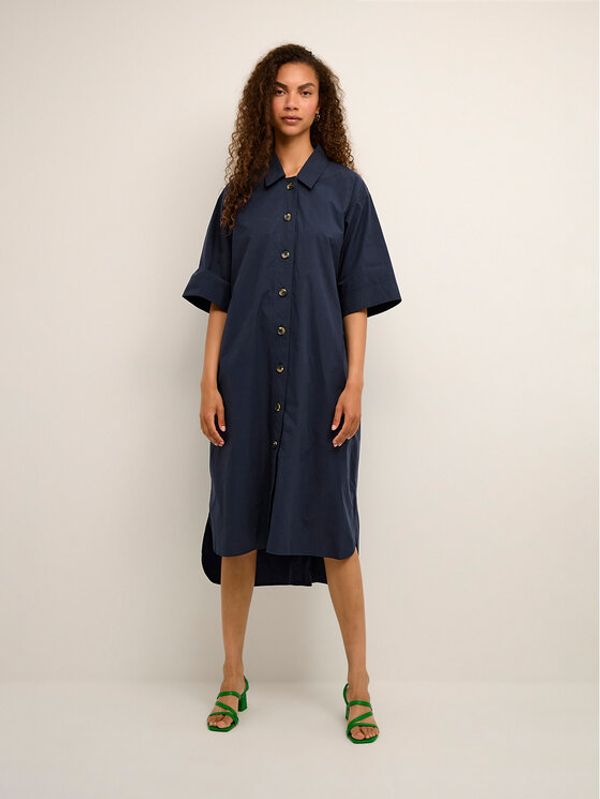 Karen by Simonsen Karen by Simonsen Haljina košulja Hayden 10104278 Tamnoplava Loose Fit