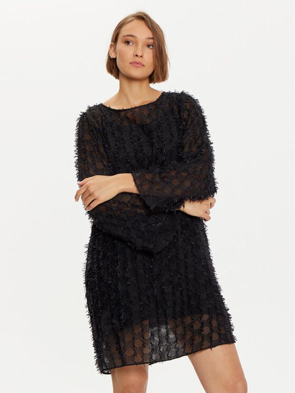 Karen by Simonsen Karen by Simonsen Koktel haljina Rubina 10105170 Crna Oversize