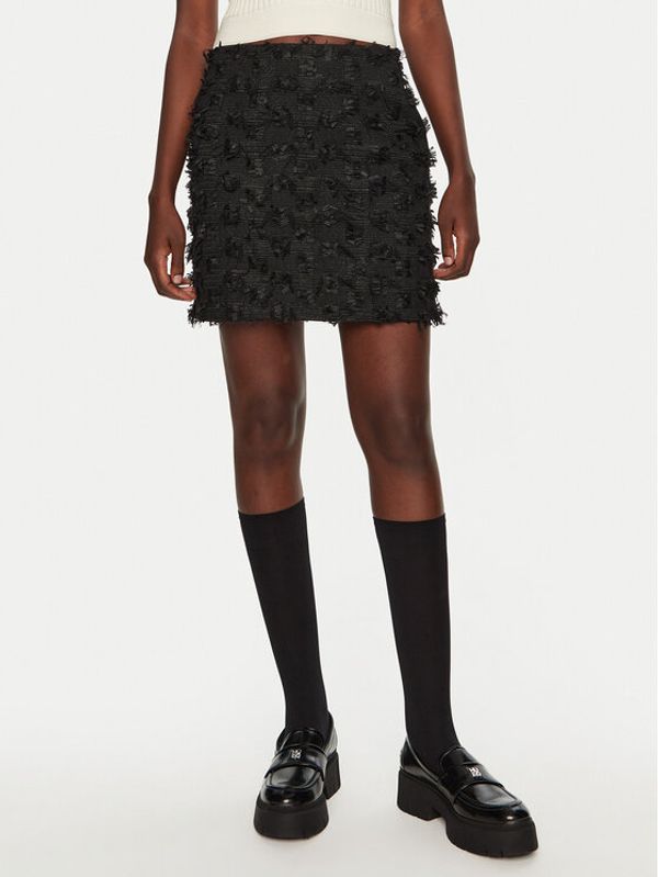 Karen by Simonsen Karen by Simonsen Mini suknja Ryle 10105192 Crna Slim Fit