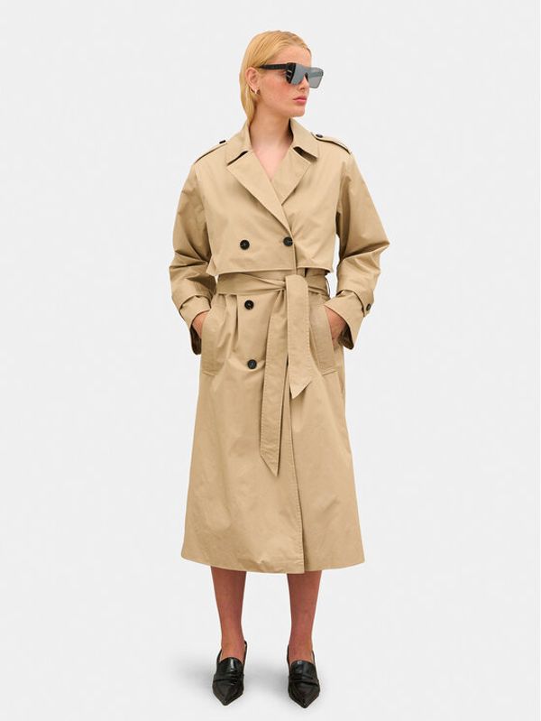 Karen by Simonsen Karen by Simonsen Trench Mari 10104755 Bež Regular Fit