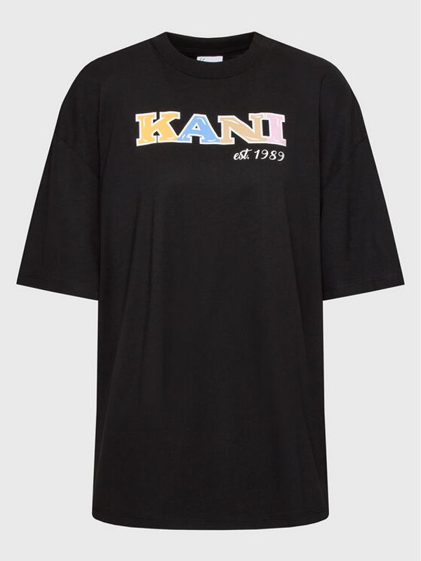 Karl Kani Karl Kani Haljina za svaki dan Retro 6130867 Crna Relaxed Fit