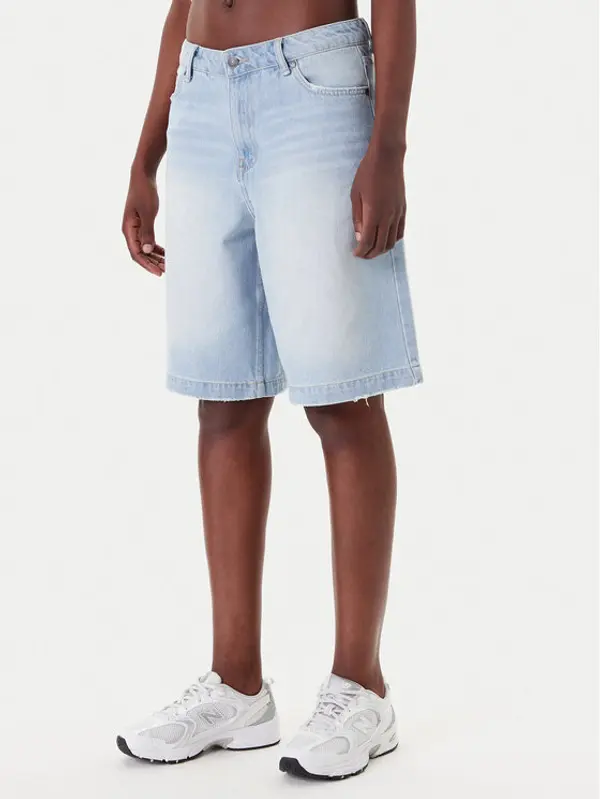 Karl Kani Karl Kani Kratke traperice PD00005506 Plava Loose Fit