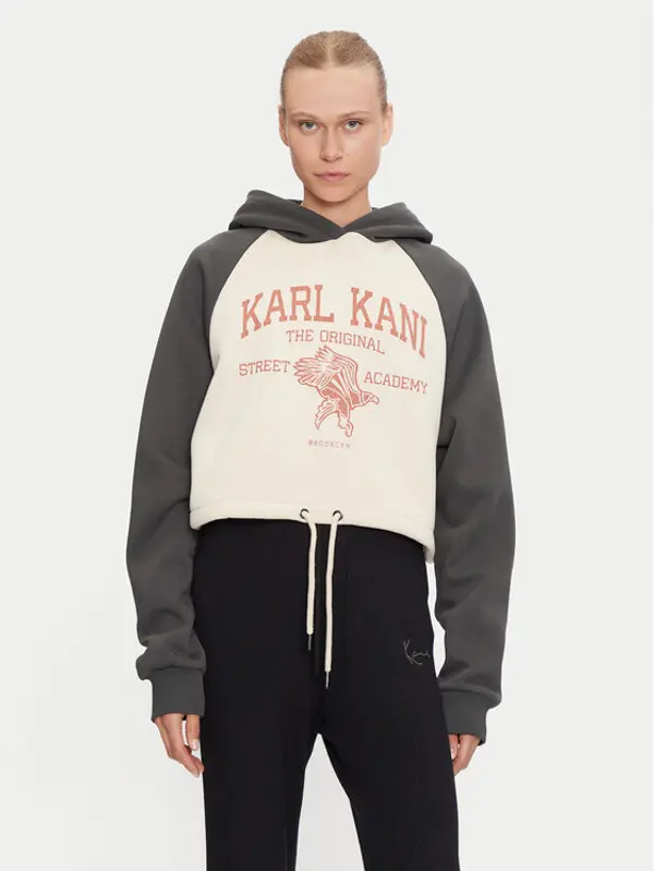Karl Kani Karl Kani Majica dugih rukava Street Academy 61210023 Bež Regular Fit