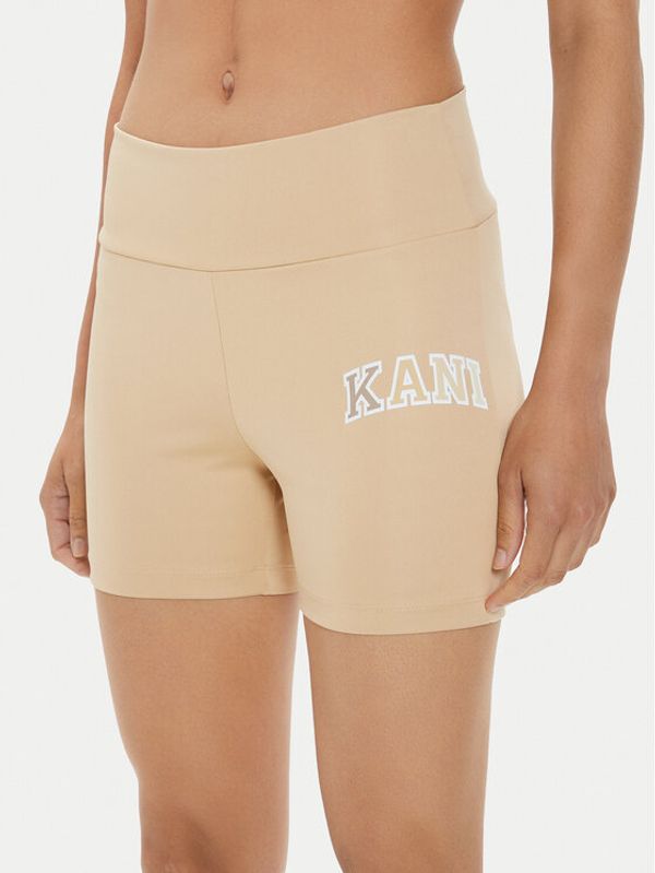 Karl Kani Karl Kani Sportske kratke hlače Small Serif 6113099 Bež Slim Fit