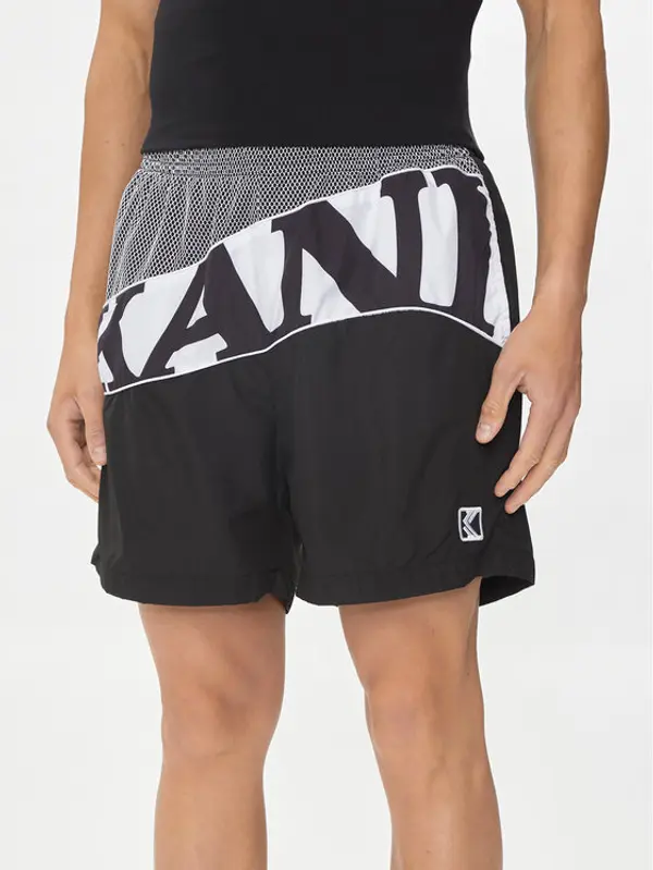 Karl Kani Karl Kani Sportske kratke hlače Wavy Retro 6013814 Crna Loose Fit