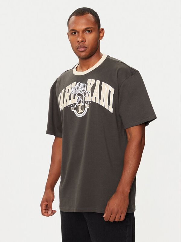 Karl Kani Karl Kani T-shirt Eagle Print 60300106 Bež Regular Fit