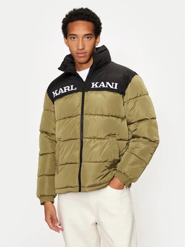 Karl Kani Karl Kani Zimska jakna Retro Essential 60760012 Zelena Regular Fit