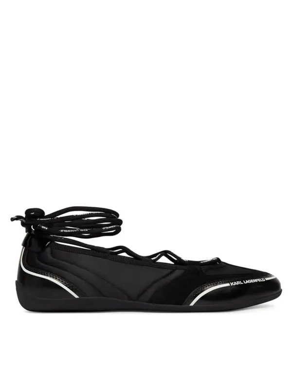 Karl Lagerfeld KARL LAGERFELD Balerinke Altia KL66111 Crna
