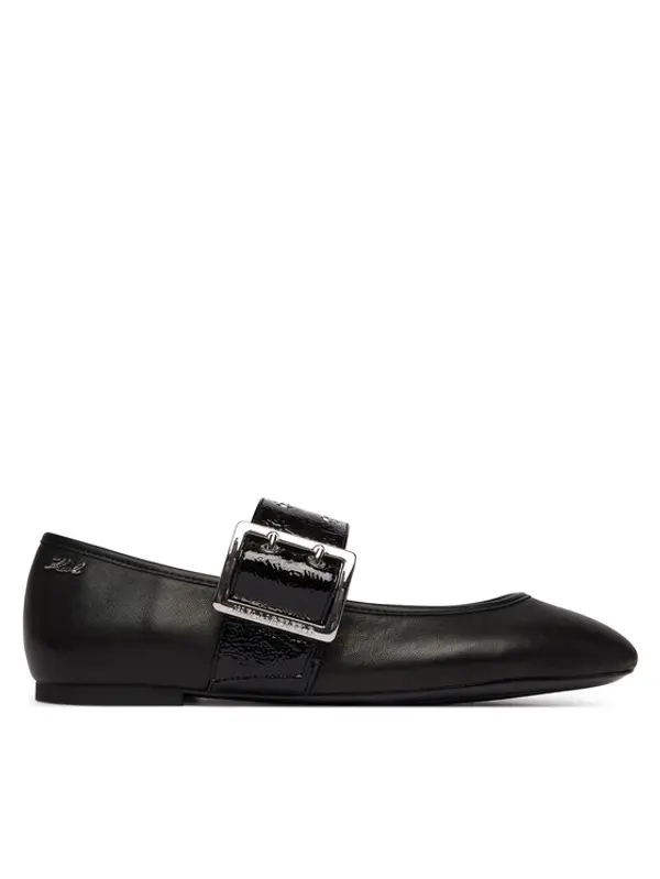 Karl Lagerfeld KARL LAGERFELD Balerinke Karo KL40126 Crna
