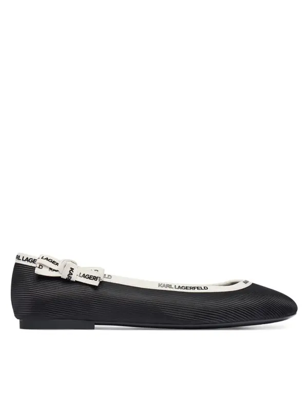 Karl Lagerfeld KARL LAGERFELD Balerinke Karo KL40129 Crna