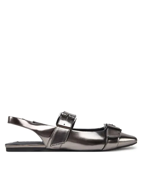 Karl Lagerfeld KARL LAGERFELD Balerinke Konnie KL40186A Srebrna