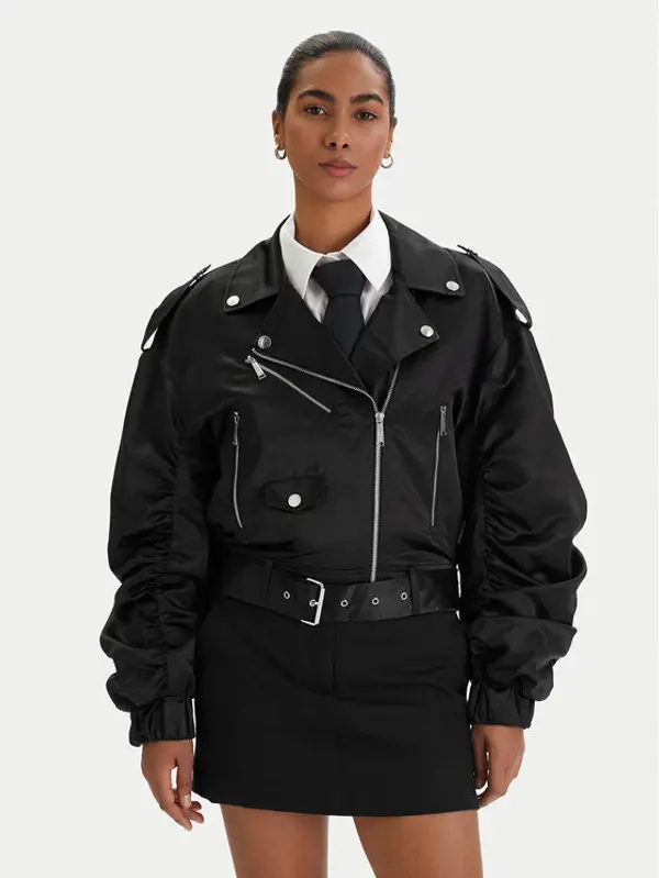 Karl Lagerfeld KARL LAGERFELD Bomber B1W14002 Crna Relaxed Fit