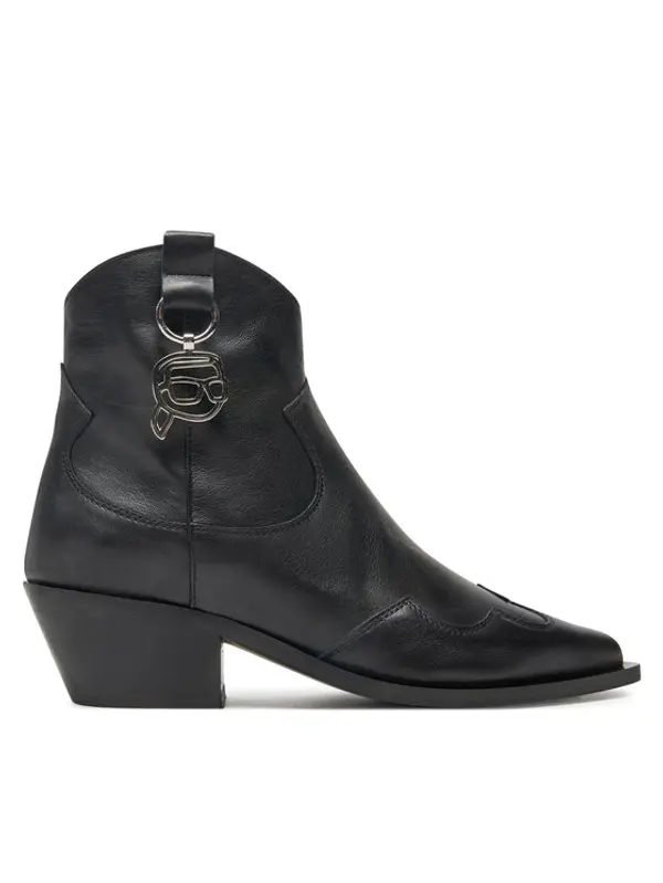 Karl Lagerfeld KARL LAGERFELD Čizme Kansas KL33265 Crna