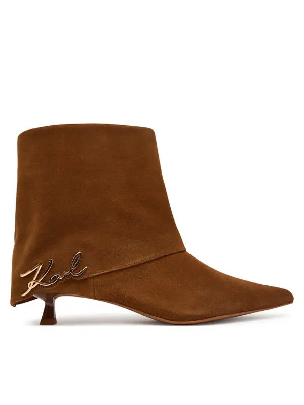 Karl Lagerfeld KARL LAGERFELD Čizme KL30142 Smeđa