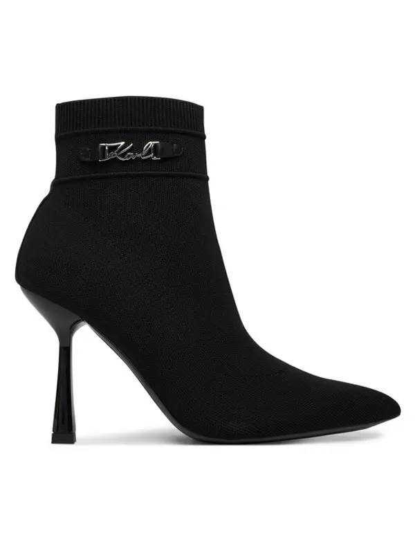 Karl Lagerfeld KARL LAGERFELD Čizme Pandara KL31346A Crna